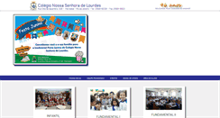 Desktop Screenshot of cnslourdes.com.br